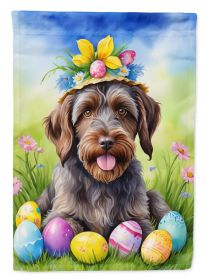 Wirehaired Pointing Griffon Easter Egg Hunt Garden Flag Mailbox Flag Decorative Yard Flag Banner Outside Patio Artwork Yard Flower Beds, Garden S