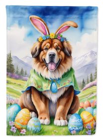Tibetan Mastiff Easter Egg Hunt Garden Flag Mailbox Flag Decorative Yard Flag Banner Outside Patio Artwork Yard Flower Beds, Garden Size, Multico