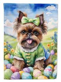 Brussels Griffon Easter Egg Hunt Garden Flag Mailbox Flag Decorative Yard Flag Banner Outside Patio Artwork Yard Flower Beds, Garden Size, Multic