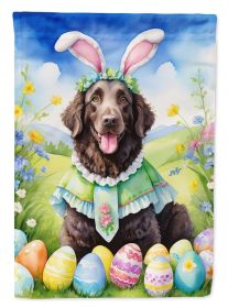 Curly-Coated Retriever Easter Egg Hunt Garden Flag Mailbox Flag Decorative Yard Flag Banner Outside Patio Artwork Yard Flower Beds, Garden Size