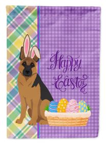 Black and Tan German Shepherd Easter Garden Flag Mailbox Flag Decorative Yard Flag Banner Outside Patio Artwork Yard Flower Beds, Garden Size
