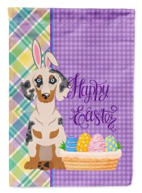 Cream Dapple Dachshund Easter Garden Flag Mailbox Flag Decorative Yard Flag Banner Outside Patio Artwork Yard Flower Beds, Garden Size, Multicolo