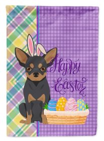 Black and Tan Chihuahua Easter Garden Flag Mailbox Flag Decorative Yard Flag Banner Outside Patio Artwork Yard Flower Beds, Garden Size, Multicol