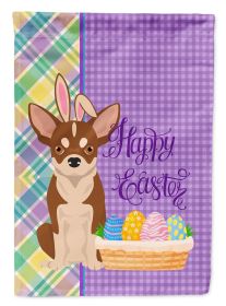 Red and White Chihuahua Easter Garden Flag Mailbox Flag Decorative Yard Flag Banner Outside Patio Artwork Yard Flower Beds, Garden Size, Multicol