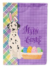 Dalmatian Easter Garden Flag Mailbox Flag Decorative Yard Flag Banner Outside Patio Artwork Yard Flower Beds, Garden Size, Multicolor