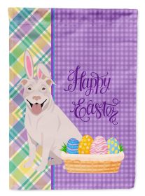 NEW White Pit Bull Terrier Easter Garden Flag Mailbox Flag Decorative Yard Flag Banner Outside Patio Artwork Yard Flower Beds, Garden Size, Multi